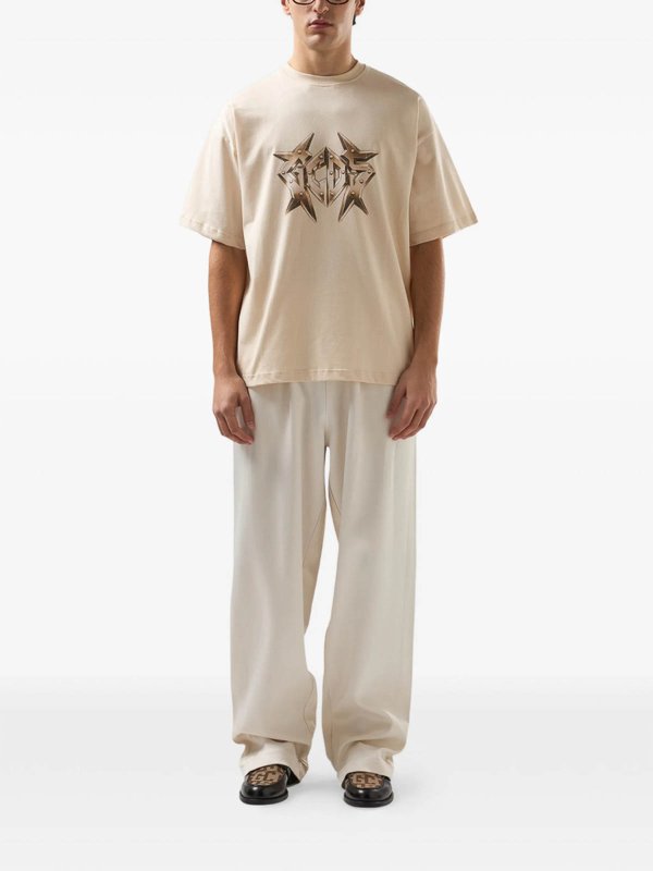 GCDS: Tシャツ online - Tシャツ - ベージュ