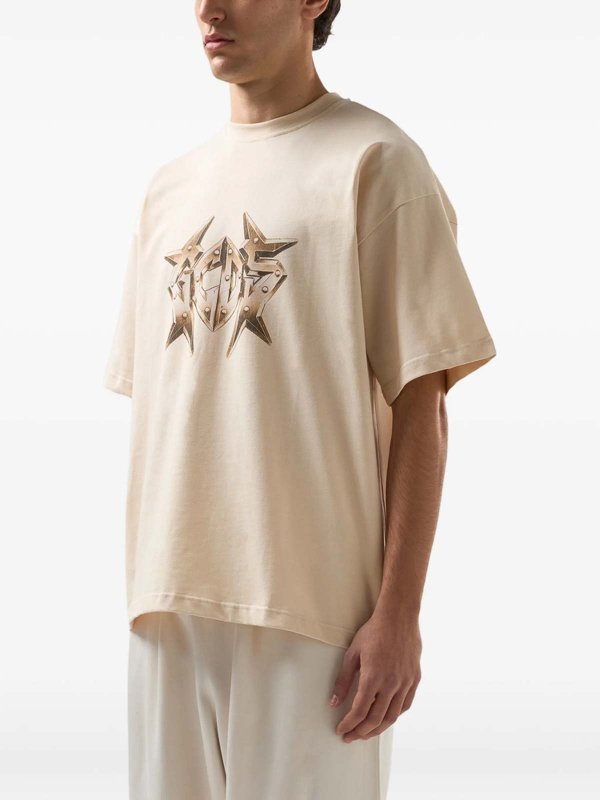 The Best Shops GCDS: Tシャツ - Tシャツ - ベージュ