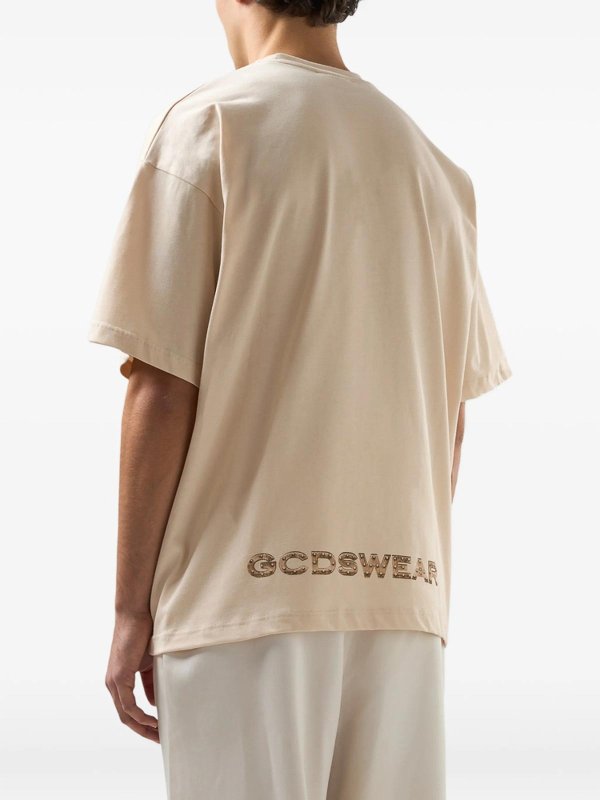GCDS buy online Tシャツ - ベージュ