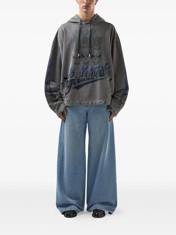 GCDS: Sudaderas y suéteres online - Sudadera - Gris