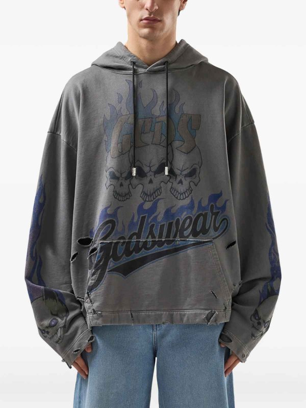 GCDS buy online Sudadera - Gris