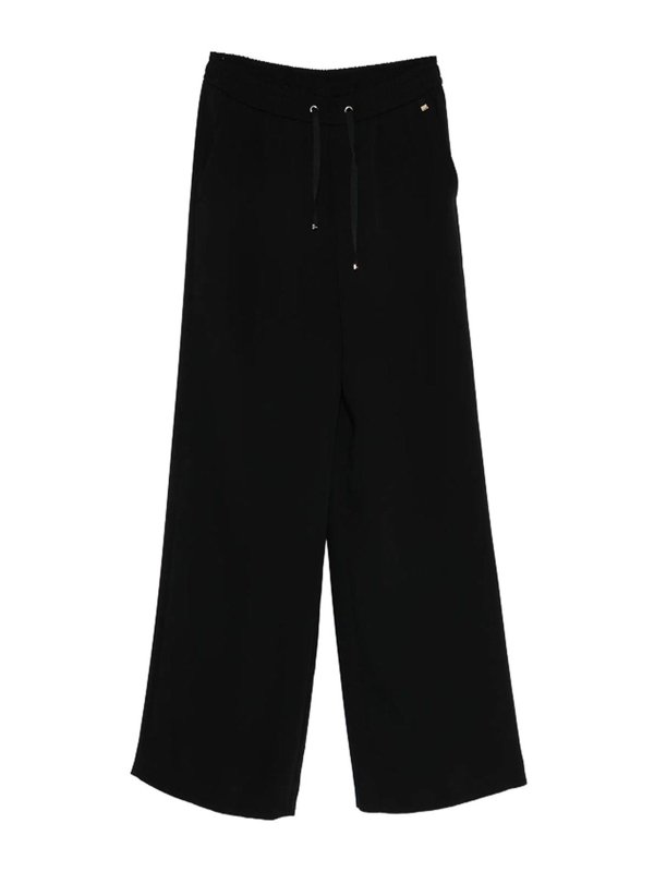 HERNO: Pantalons casual - Pantalons Décontractés - Noir