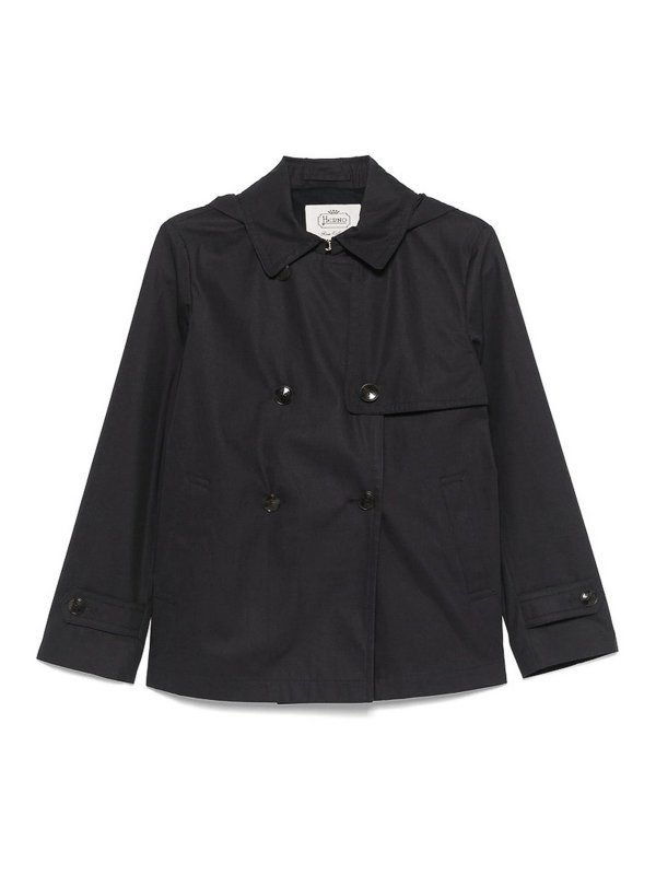 HERNO: knee length coats - Rainwear