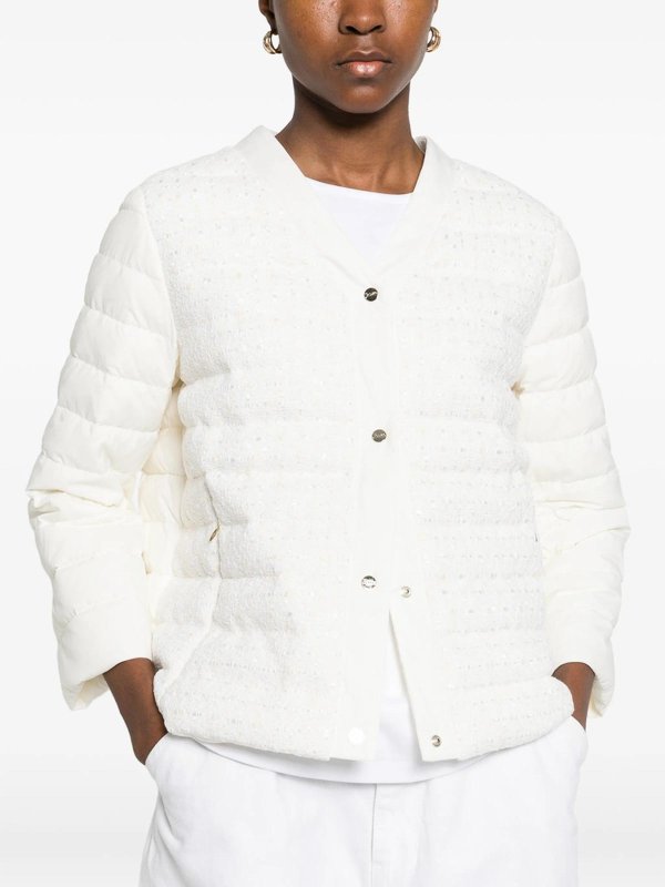 HERNO: Vestes-rembourrees online - Blouson Rembourré - Blanc
