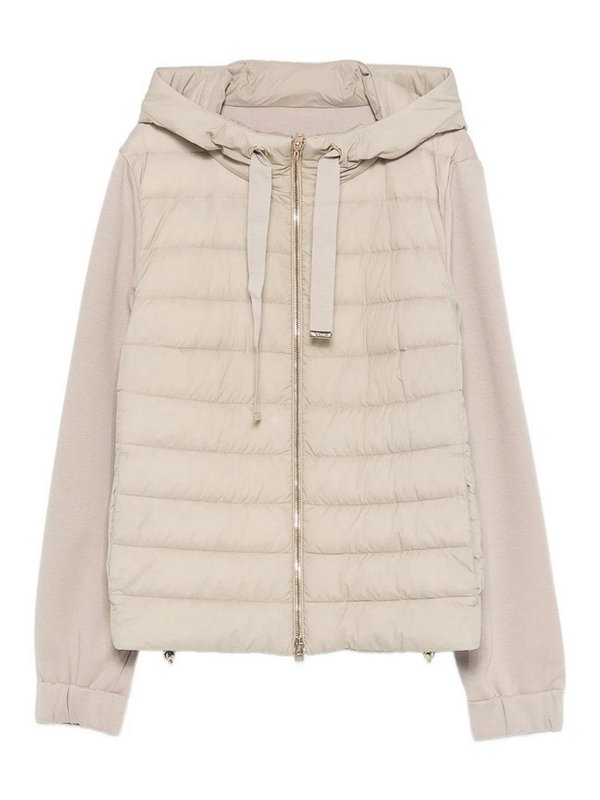 HERNO: Vestes-rembourrees - Blouson Rembourré - Beige