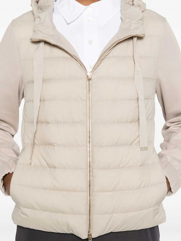 HERNO: Vestes-rembourrees online - Blouson Rembourré - Beige