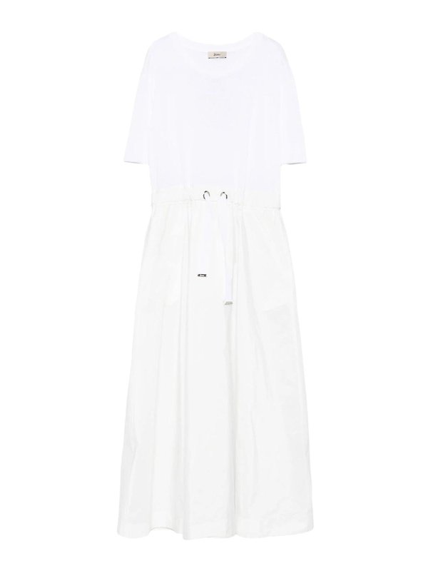 HERNO: Maxikleider - Maxikleid - Weiß