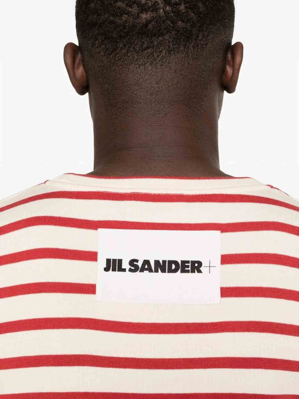 JIL SANDER: Pull col rond online - Pull Col Rond - Beige