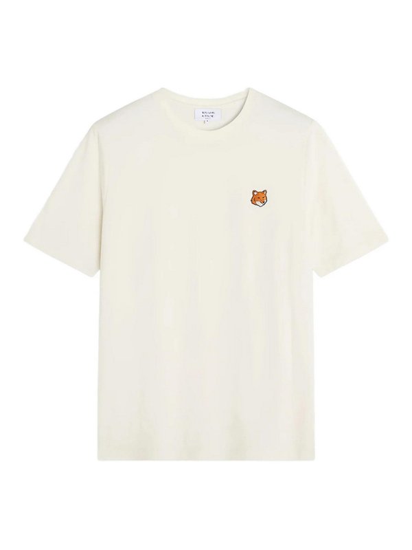 MAISON KITSUNÉ: Camisetas - Camiseta - Beis