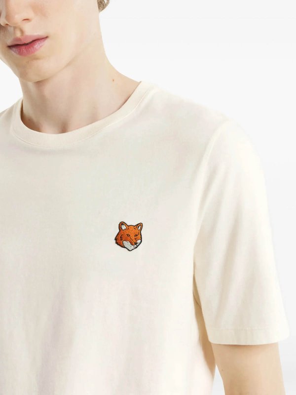MAISON KITSUNÉ: Camisetas online - Camiseta - Beis