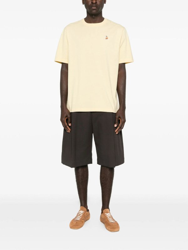 MAISON KITSUNÉ: Tシャツ online - Tシャツ - イエロー