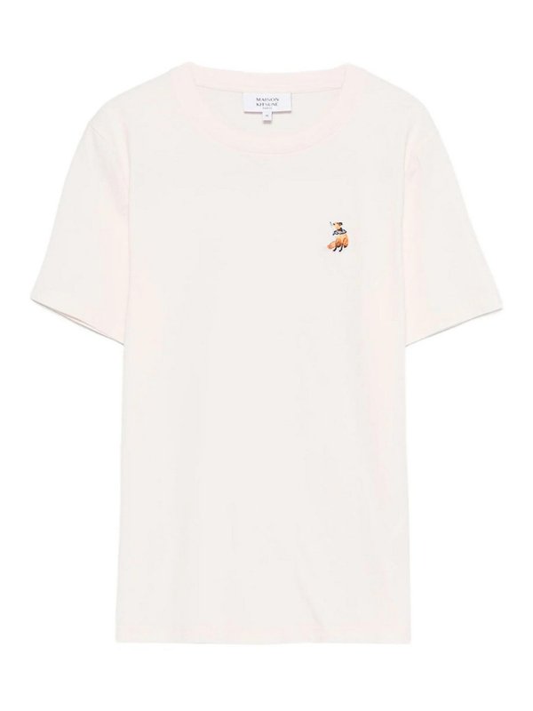 MAISON KITSUNÉ: Tシャツ - Tシャツ - ヌードカラー