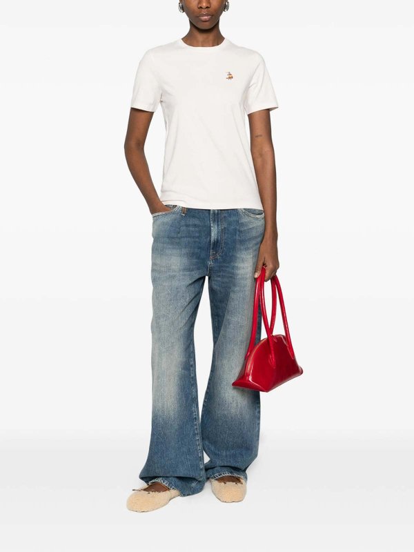 MAISON KITSUNÉ: Tシャツ online - Tシャツ - ヌードカラー