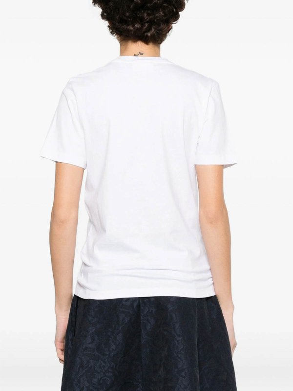 Tシャツ - 白 shop online: MAISON KITSUNÉ