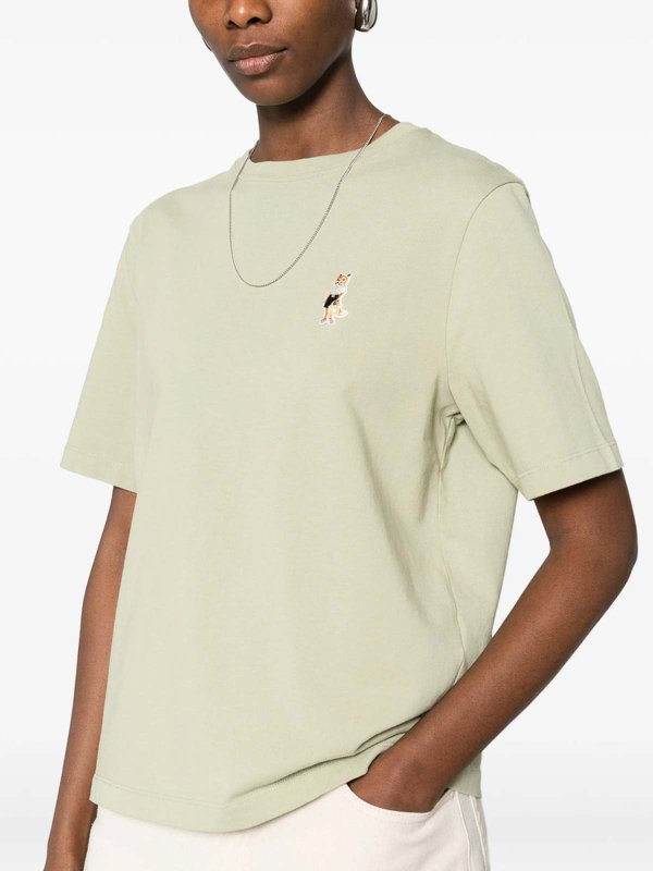 MAISON KITSUNÉ: Tシャツ online - Tシャツ - 緑