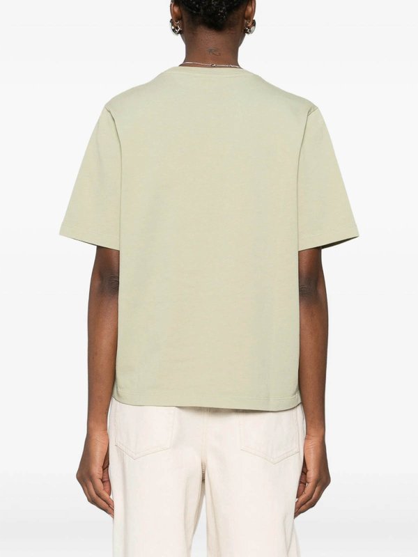 Tシャツ - 緑 shop online: MAISON KITSUNÉ