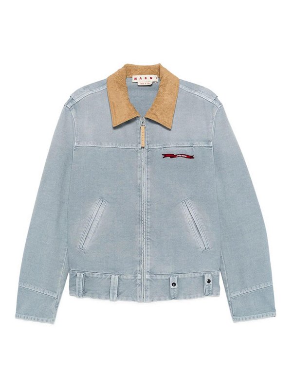 Marni: Abrigos semilargos - Abrigo Midi - Azul