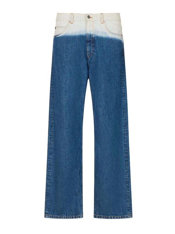 Marni: Jeans Rectos - Vaqueros Rectos - Azul