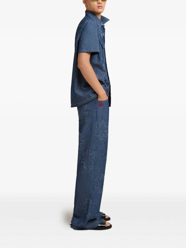 Jean Droit - Bleu shop online: Marni
