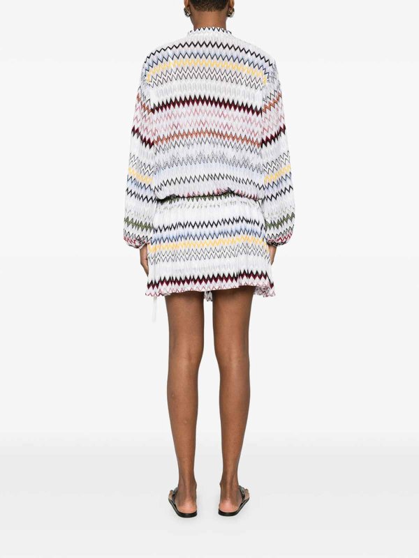MISSONI: Knielange Kleider online - Knielanges Kleid - Weiß