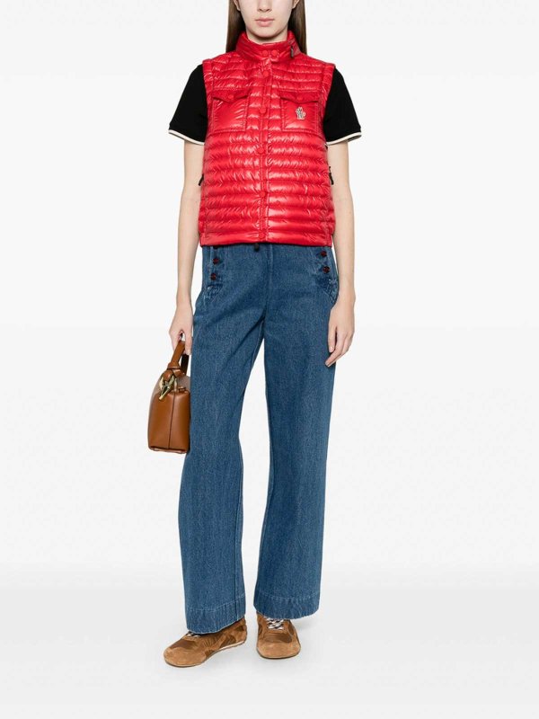 The Best Shops MONCLER: Kurze Daunenjacken - Daunenjacke - Rot