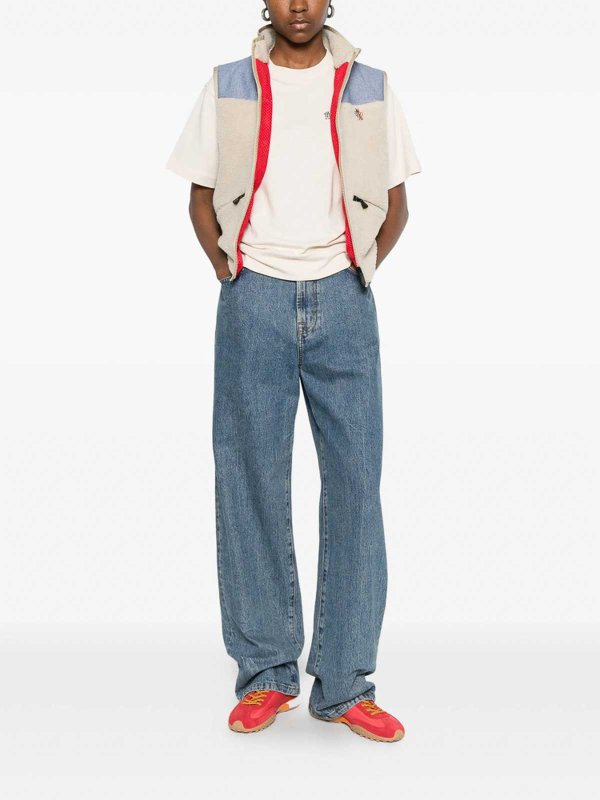 MONCLER: Tシャツ online - Tシャツ - ベージュ