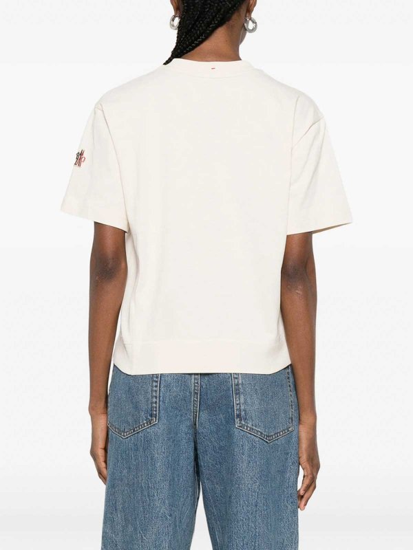 The Best Shops MONCLER: Tシャツ - Tシャツ - ベージュ