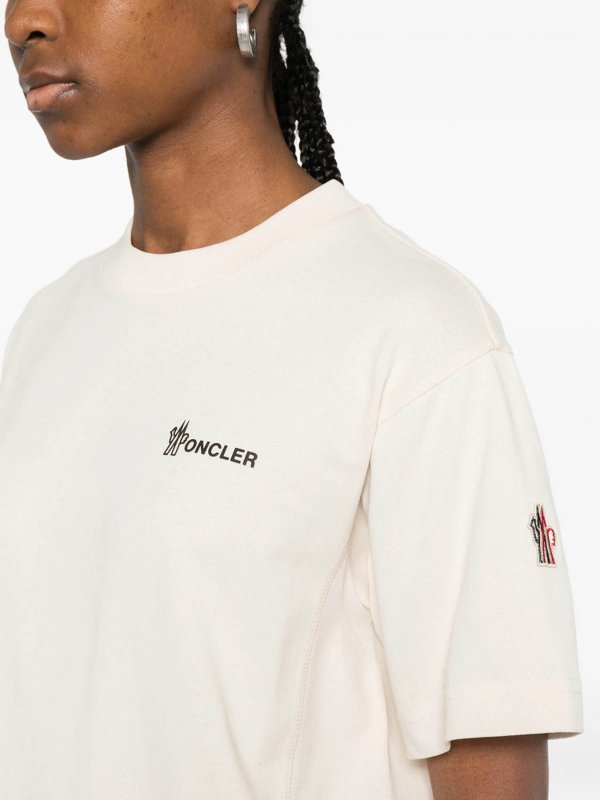 Tシャツ - ベージュ shop online: MONCLER