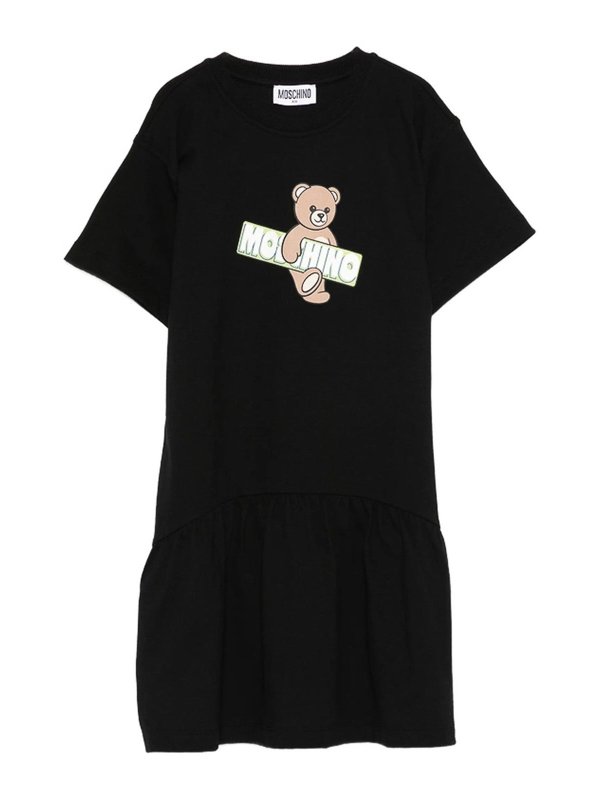 MOSCHINO: ショートドレス - ショートドレス - 黒