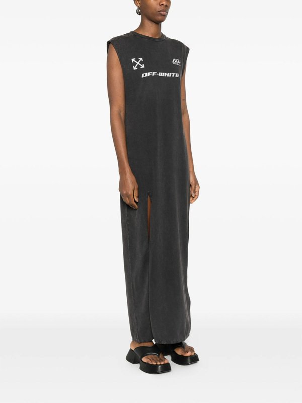 OFF-WHITE: abiti al ginocchio online - Vestito