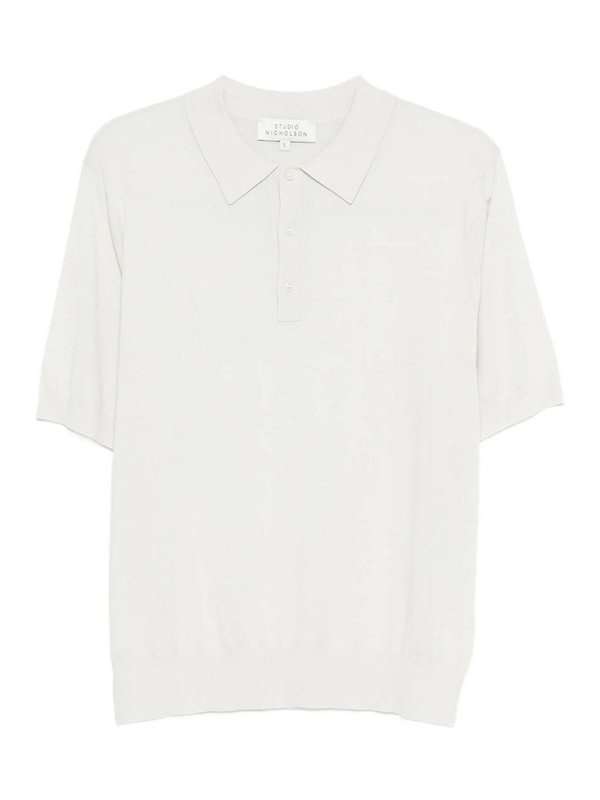 STUDIO NICHOLSON: Pull col rond - Pull Col Rond - Blanc