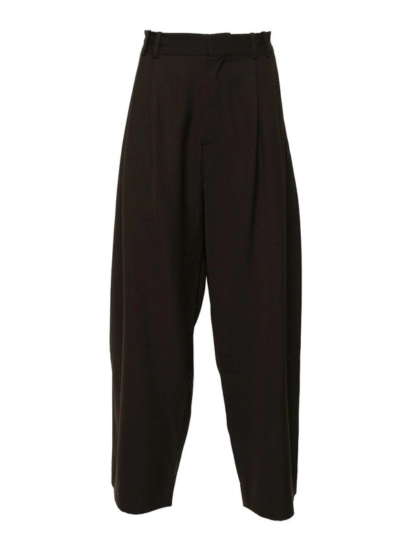 STUDIO NICHOLSON: Pantalons casual - Pantalons Décontractés - Marron