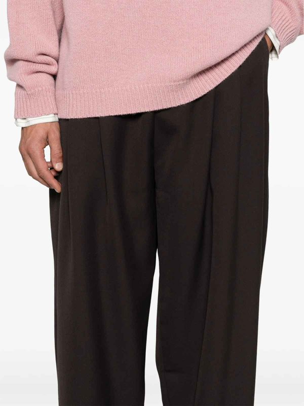 The Best Shops STUDIO NICHOLSON: Pantalons casual - Pantalons Décontractés - Marron