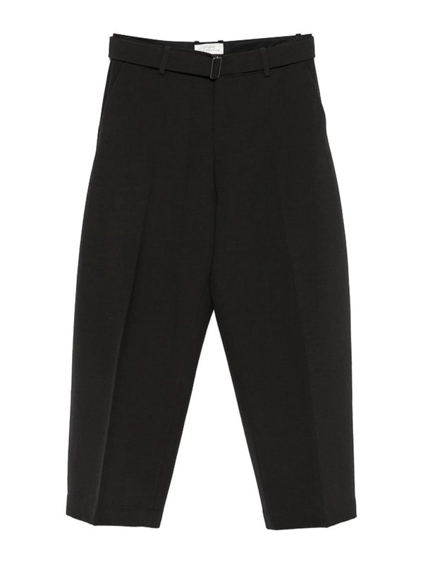 STUDIO NICHOLSON: カジュアルトラウザー - カジュアルパンツ - 黒