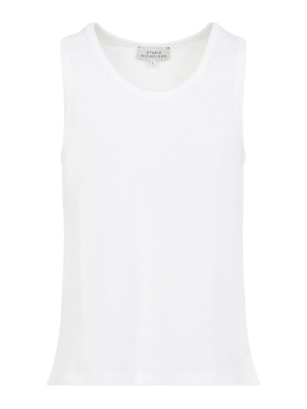 STUDIO NICHOLSON: Camisetas - Camiseta - Blanco