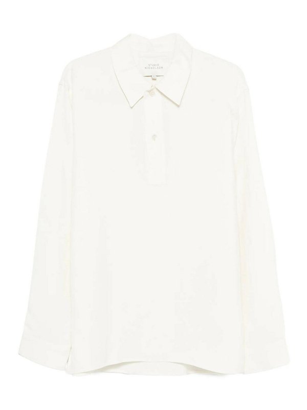 STUDIO NICHOLSON: Camisas - Camisa - Blanco