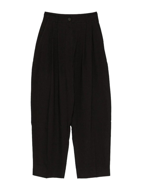 STUDIO NICHOLSON: Casual Hosen - Casual Hose - Schwarz