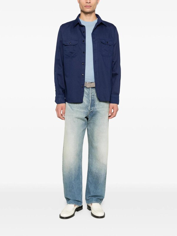 TOM FORD: Camisas online - Camisa - Azul