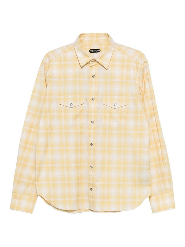 TOM FORD: Camisas - Camisa - Amarillo