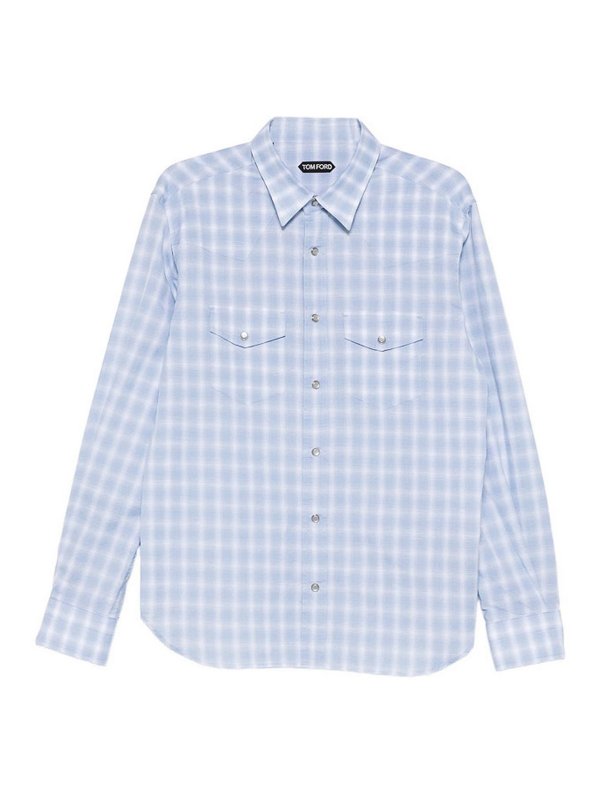 TOM FORD: Hemden - Hemd - Blau