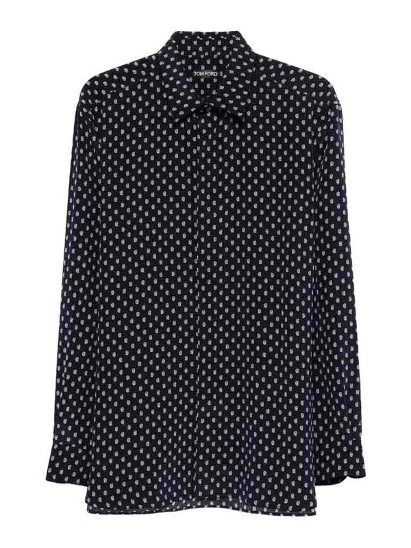 TOM FORD: Camisas - Camisa - Azul