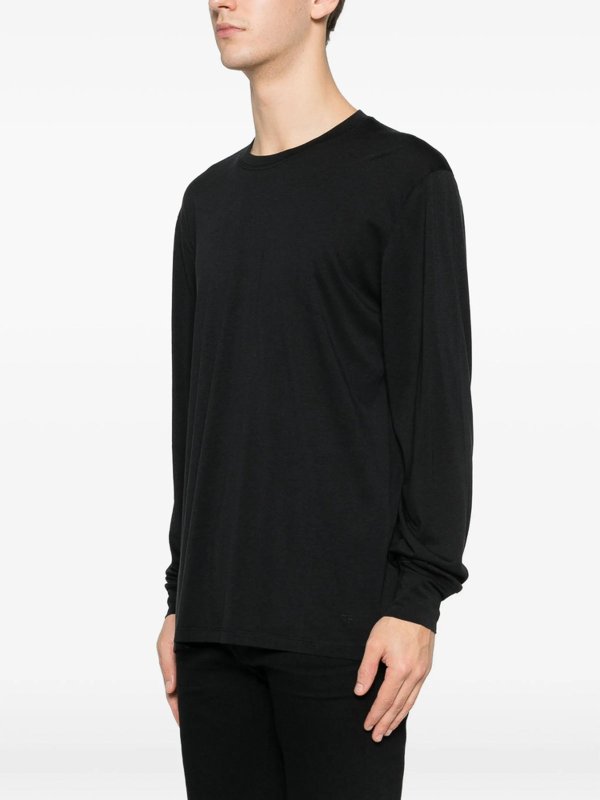Tシャツ - 黒 shop online: TOM FORD