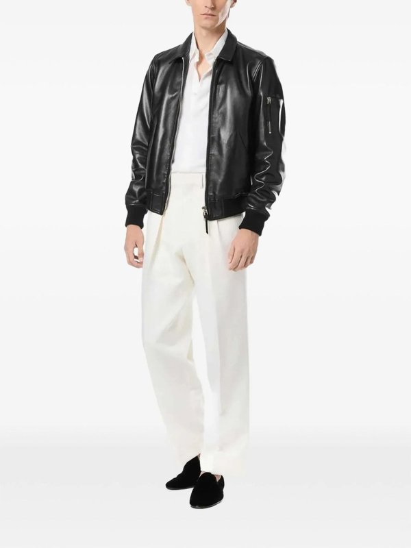 The Best Shops TOM FORD: レザージャケット - レザージャケット - 黒