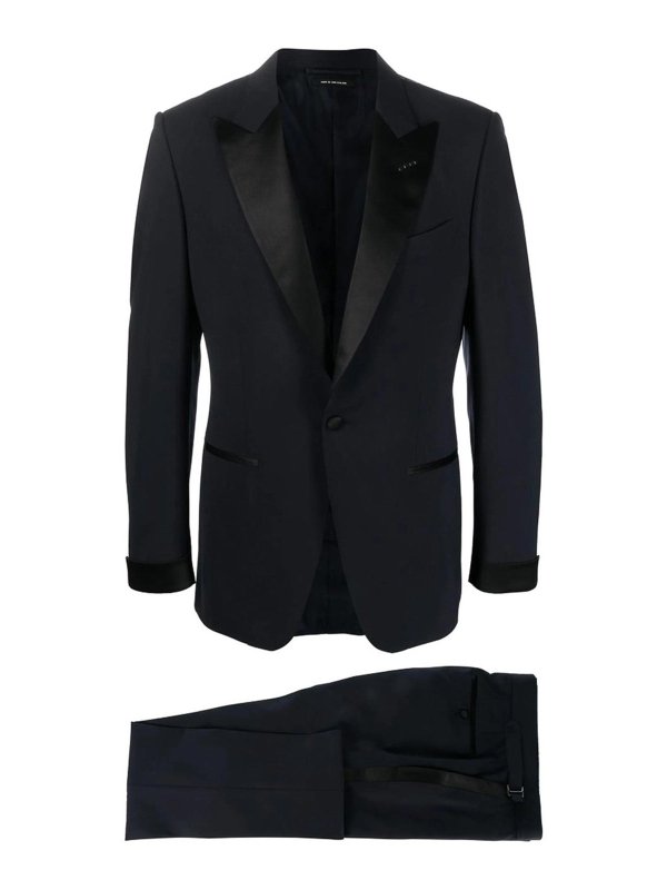 TOM FORD: Vestidos de gala - Traje - Azul