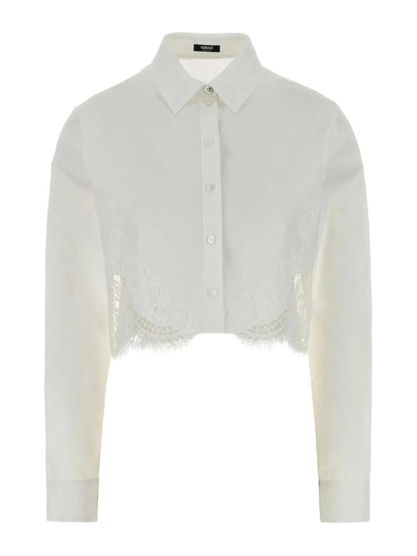 VERSACE: Chemises - Chemise - Blanc