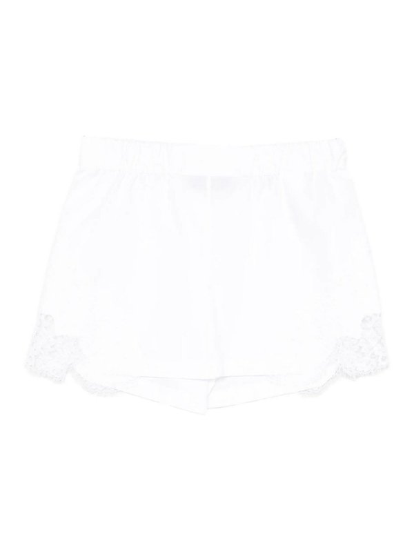 VERSACE: Shorts - Short - Blanc