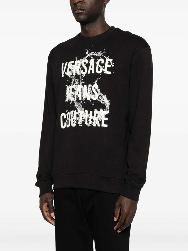 The Best Shops Versace Jeans Couture: スウェット＆セーター - スウェットシャツ/セーター - 黒