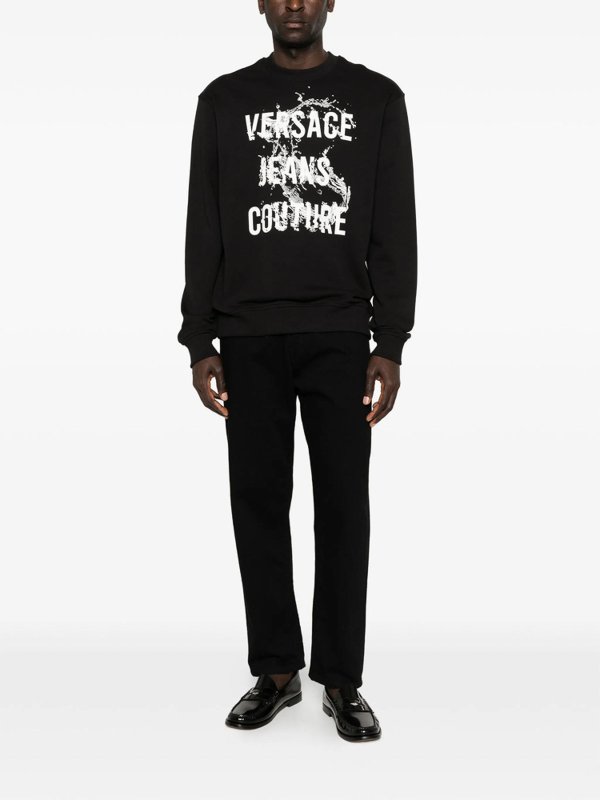 スウェットシャツ/セーター - 黒 shop online: Versace Jeans Couture