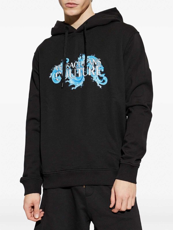 The Best Shops Versace Jeans Couture: スウェット＆セーター - スウェットシャツ/セーター - 黒