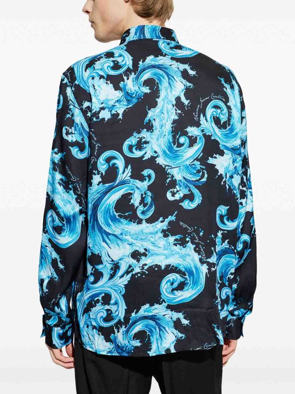 The Best Shops Versace Jeans Couture: シャツ - シャツ - ブルー